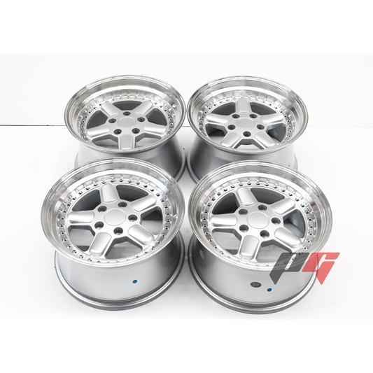 AC Schnitzer Type 1 Style Wheels 17x9/17x10 (5x120) Silver Machined Lip For BMW