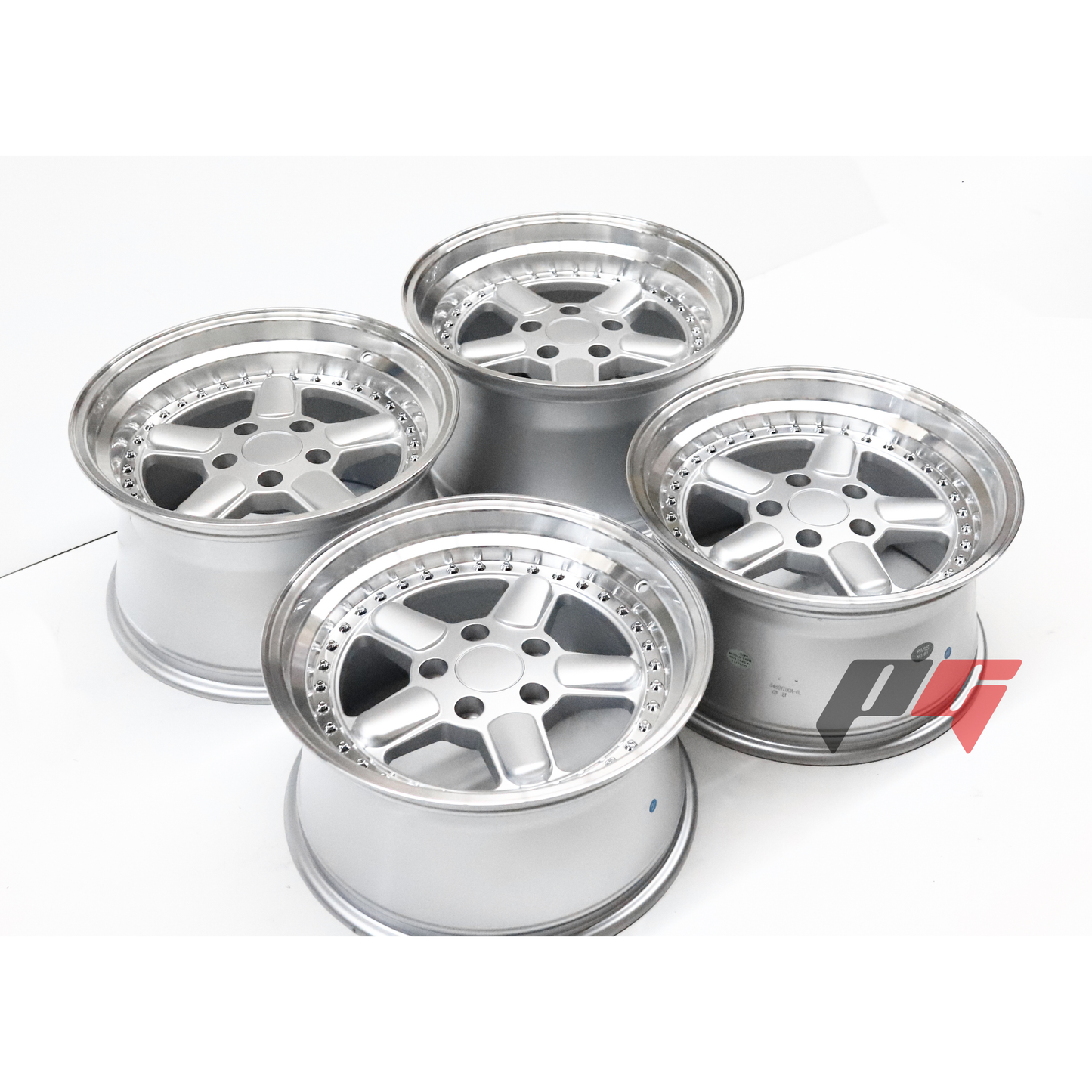 AC Schnitzer Type 1 Style Wheels 17x9/17x10 (5x120) Silver Machined Lip For BMW