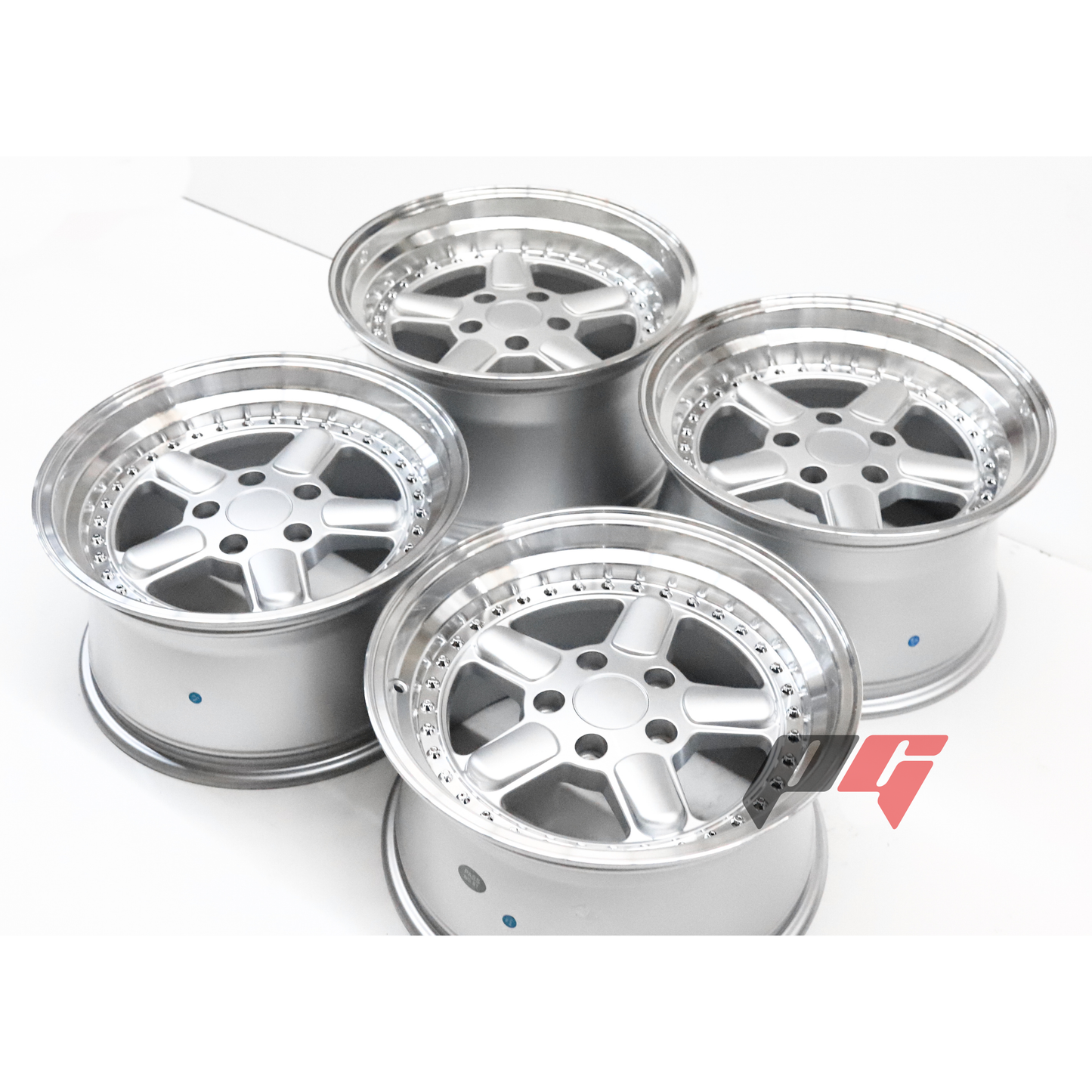 AC Schnitzer Type 1 Style Wheels 17x9/17x10 (5x120) Silver Machined Lip For BMW