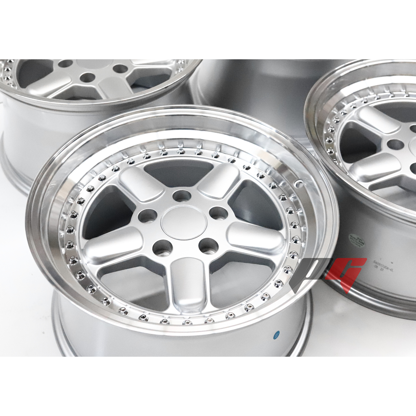 AC Schnitzer Type 1 Style Wheels 17x9/17x10 (5x120) Silver Machined Lip For BMW