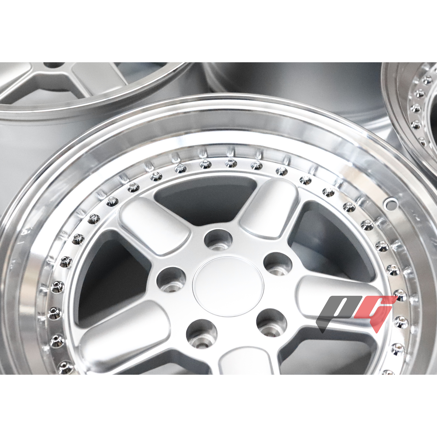 AC Schnitzer Type 1 Style Wheels 17x9/17x10 (5x120) Silver Machined Lip For BMW