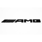 "AMG" Gloss Black Raised Letter Emblem For Rear Trunk Lid Fits Mercedes A C E G S SLK