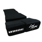BRIDE Replacement Recliner Sea Cushion Pads – Black LOW MAX Gradation Logo (3-Piece Set)