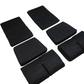 BRIDE Replacement Non-Recliner Fixed Back Seat Cushion Pads – Black Gradation Logo (3-Piece Set)