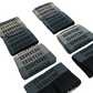 BRIDE Replacement Recliner Sea Cushion Pads – Gray LOW MAX Gradation Logo (3-Piece Set)