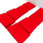 BRIDE Replacement Recliner Seat Cushion Pads – Red (3-Piece Set)