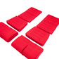 BRIDE Replacement Non-Recliner Fixed Back Seat Cushion Pads – Red Gradation Logo (3-Piece Set)