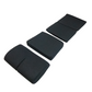 BRIDE Replacement Non-Recliner Fixed Back Seat Cushion Pads – Black (3-Piece Set)