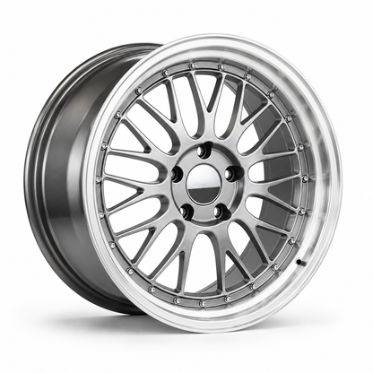 BTS-2 | BBS LM Style Wheels Hyper Black Machined Lip