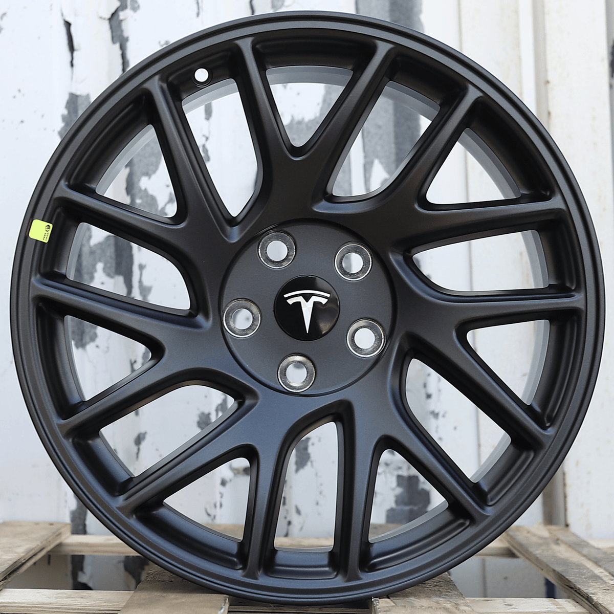 18" Charcoal Gray Photon Design Wheels 18X8.5 ET40 (5X114.3) Fits Tesla Model 3