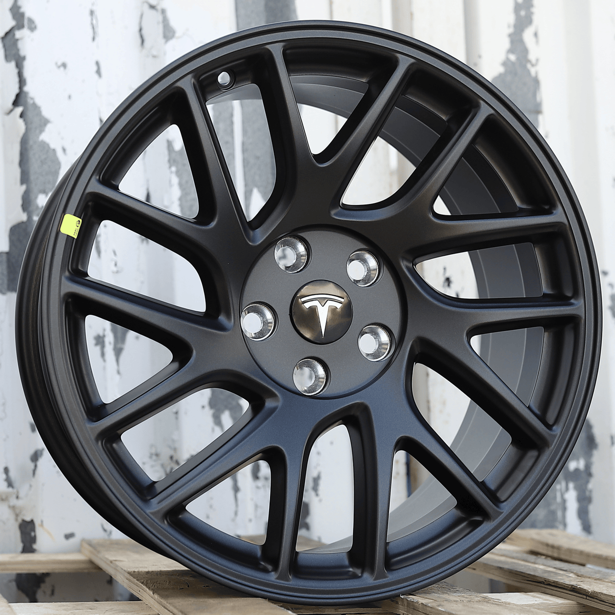 18" Charcoal Gray Photon Design Wheels 18X8.5 ET40 (5X114.3) Fits Tesla Model 3
