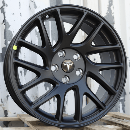 18" Charcoal Gray Photon Design Wheels 18X8.5 ET40 (5X114.3) Fits Tesla Model 3
