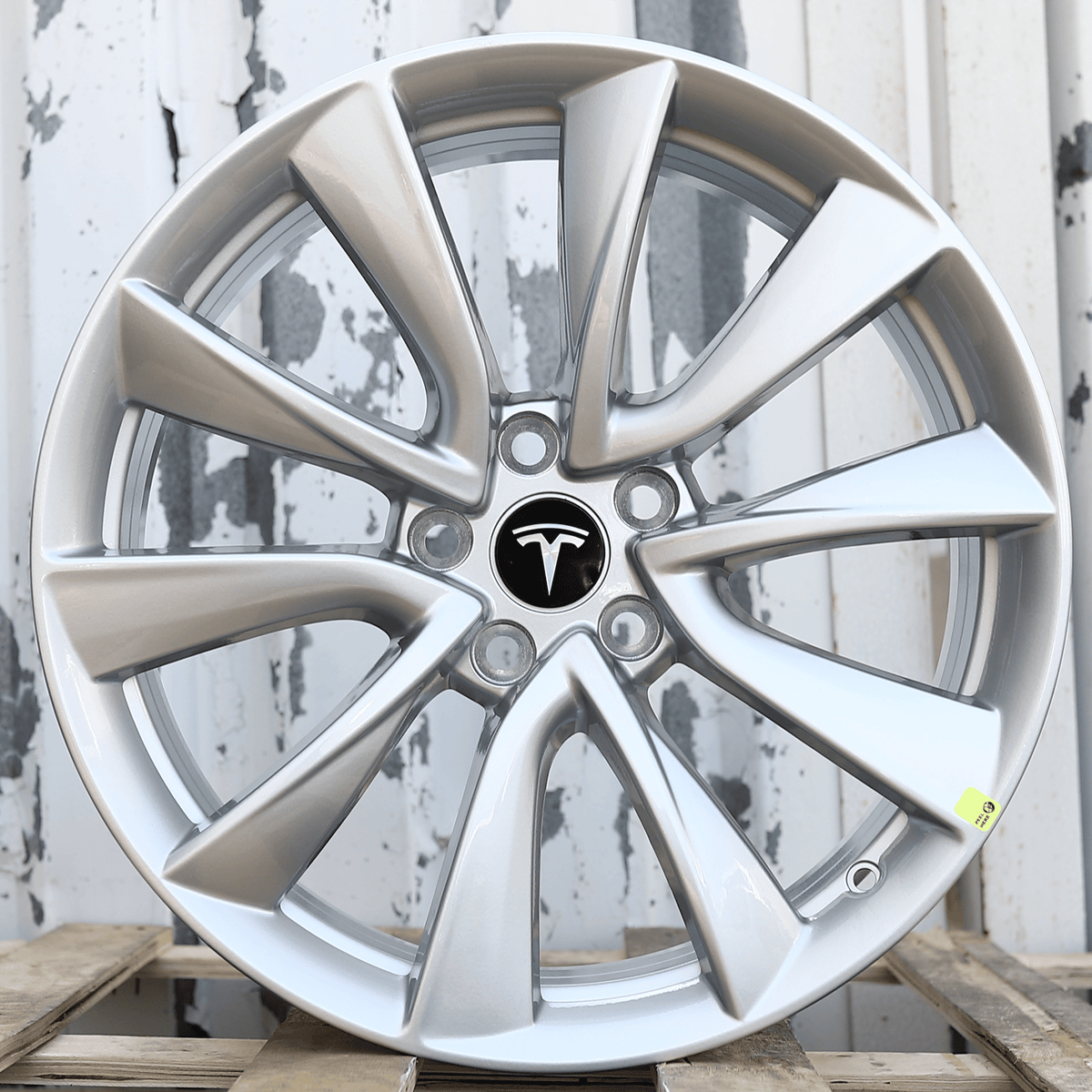 Silver Stiletto Wheels Fits TESLA MODEL 3 & Y 19X8.5" ET40 5X114.3