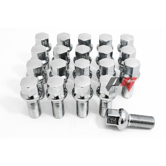 20pcs Chrome M14x1.5 Lug Bolts Nuts for Mercedes Benz ML350 S500 GLK350 S550 CL500 GL450