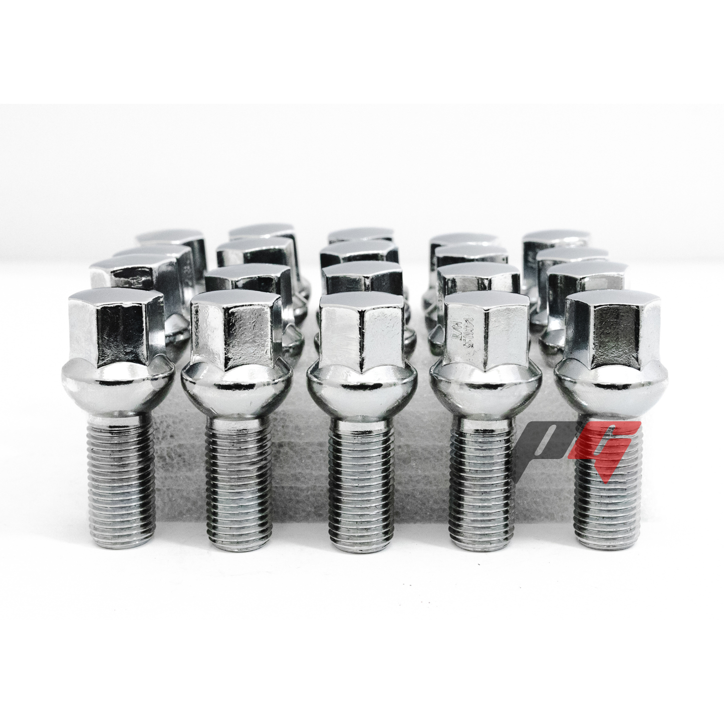 20pcs Chrome M12x1.25 Wheel Lug Bolt 28mm Shank For Cherokee, Compass, Renegade, Dart