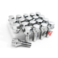 20pcs M12x1.25 Wheel Lug Bolts Shank 28mm For Chrysler 200/ Dodge Dart/ Jeep Silver