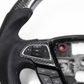 FOR 2015-2018 FORD FOCUS MK3 CARBON FIBER & LEATHER STEERING WHEEL