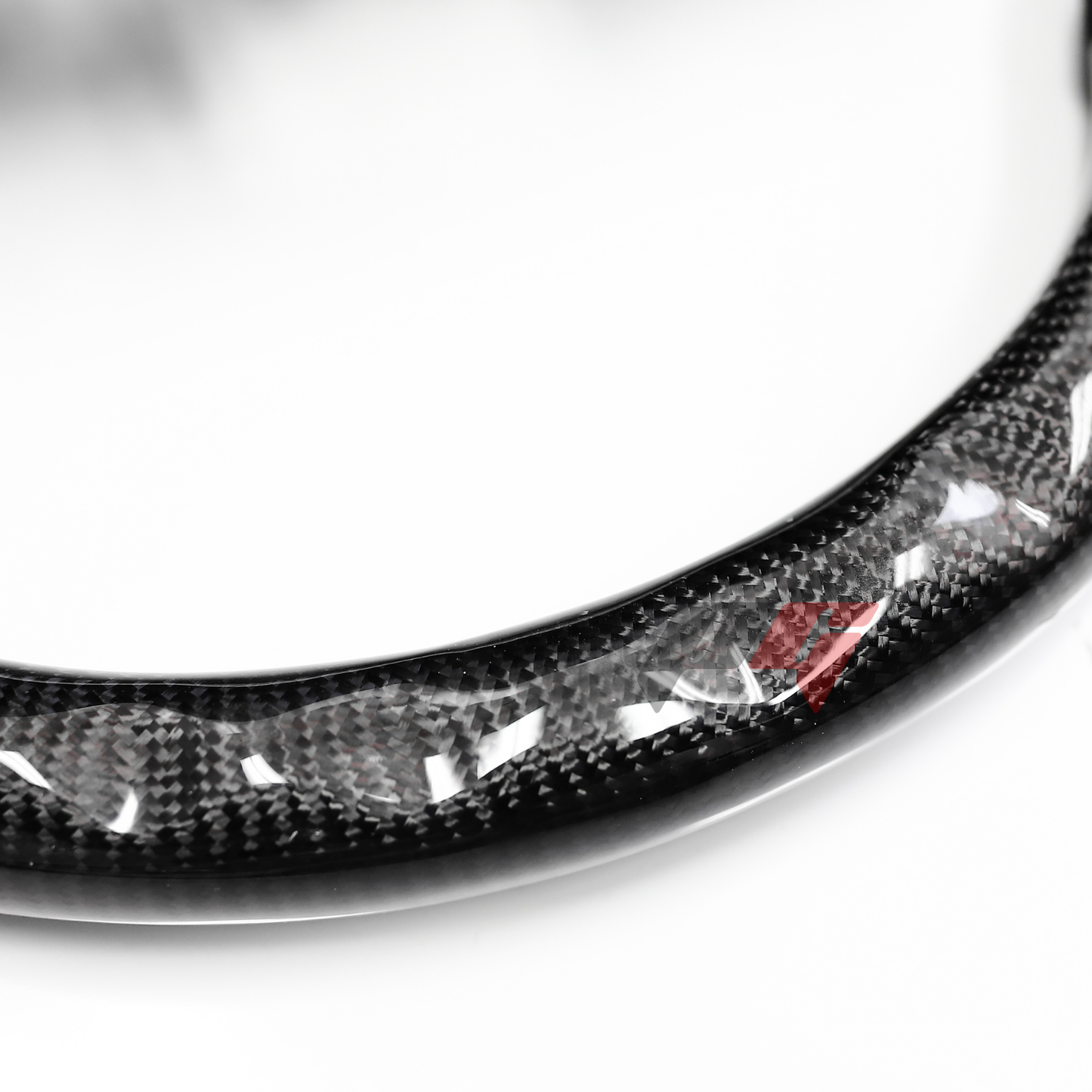 FOR 2015-2018 FORD FOCUS MK3 CARBON FIBER & LEATHER STEERING WHEEL