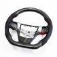 FOR 2013-2019 CADILLAC ATS/ ATS V CARBON FIBER & LEATHER STEERING WHEEL