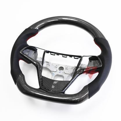 FOR 2013-2019 CADILLAC ATS/ ATS V CARBON FIBER & LEATHER STEERING WHEEL