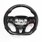 FOR 2015-2024 DODGE CHALLENGER/ CHARGER CARBON FIBER & LEATHER STEERING WHEEL