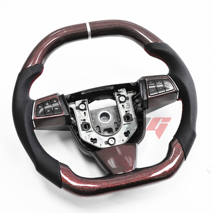 FOR 2007-2014 CADILLAC CTS / CTS-V / SRX / SLS CARBON FIBER PERFORMANCE STEERING WHEEL