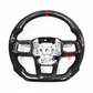 FOR 2024+ FORD MUSTANG CARBON FIBER & LEATHER STEERING WHEEL