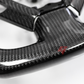 FOR 2007-2013 INFINITI G35/G37 CARBON FIBER & LEATHER STEERING WHEEL
