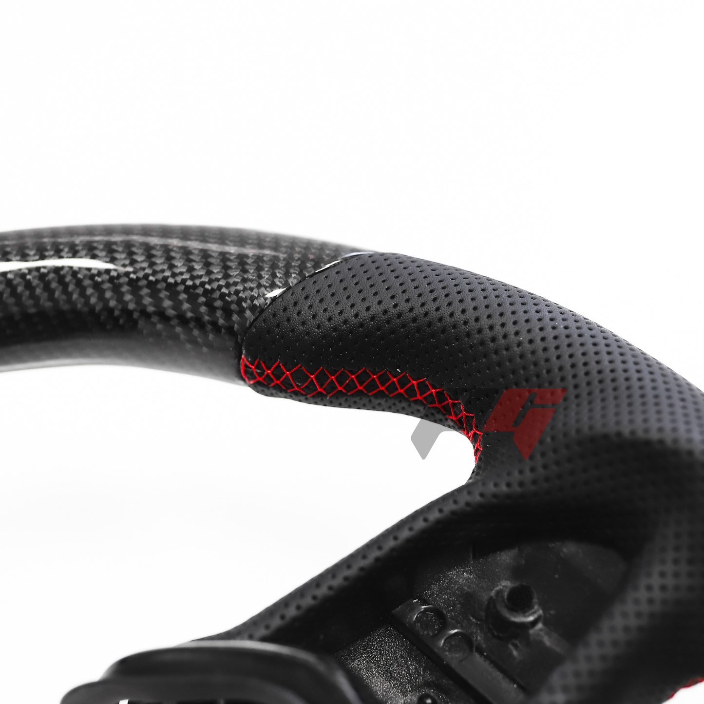 FOR INFINITI Q50 2019+/ Q60 2017+ CARBON FIBER & LEATHER STEERING WHEEL