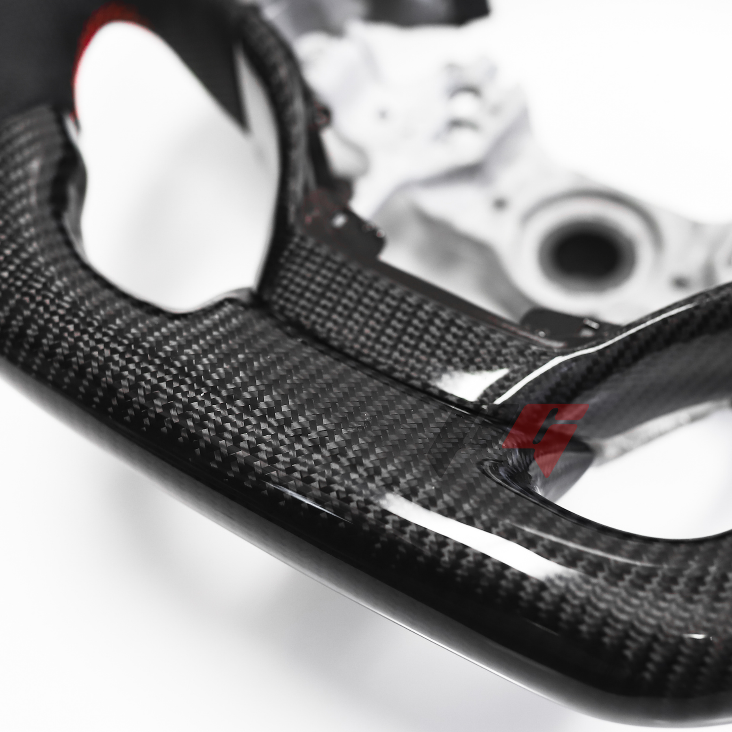 FOR 2019-2023 LEXUS ES CARBON FIBER & LEATHER STEERING WHEEL