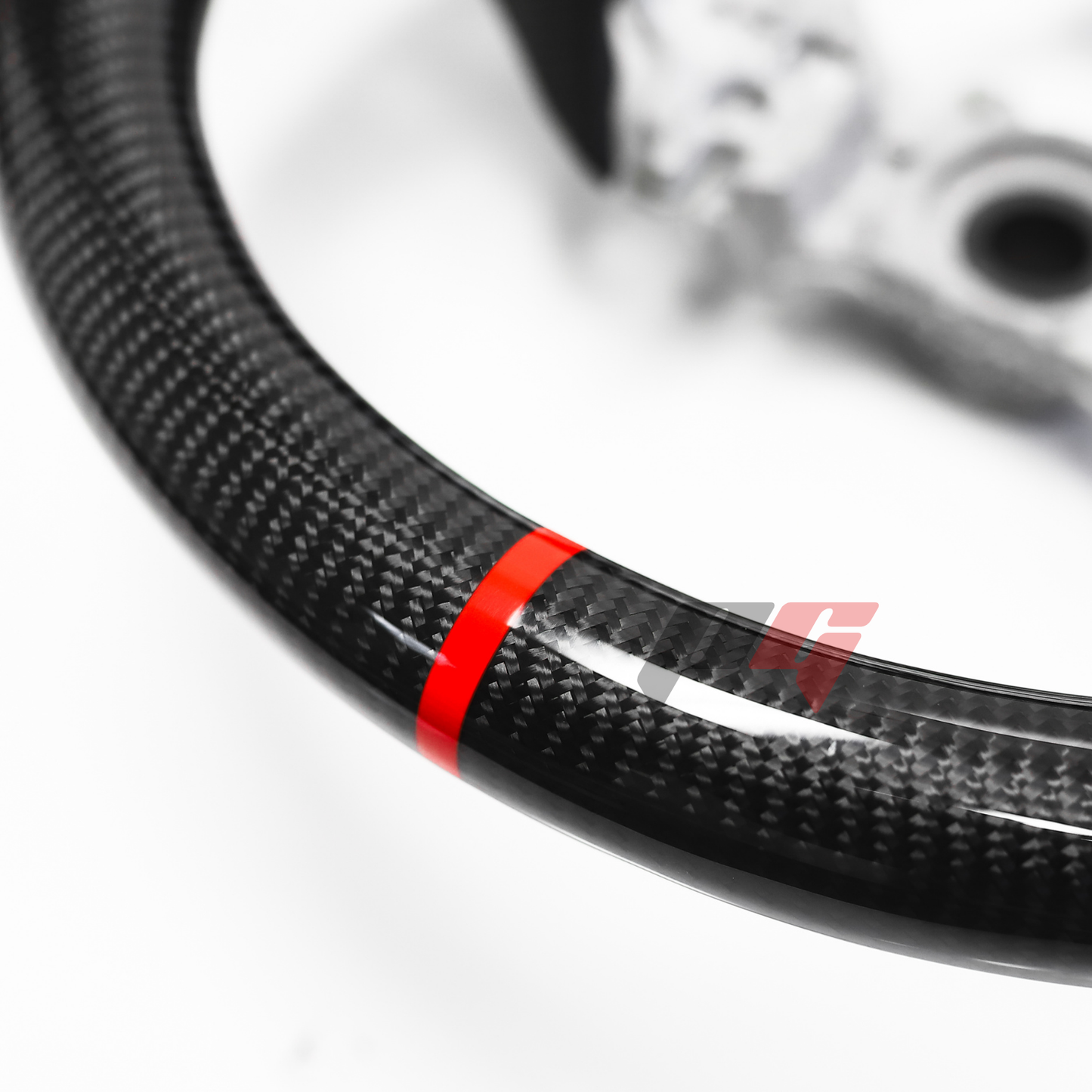 FOR 2019-2023 LEXUS ES CARBON FIBER & LEATHER STEERING WHEEL