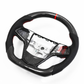 FOR 2013-2019 CADILLAC ATS CARBON FIBER & LEATHER STEERING WHEEL