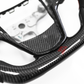 FOR 2013-2019 CADILLAC ATS CARBON FIBER & LEATHER STEERING WHEEL