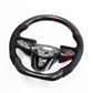 FOR 2020-2023 CADILLAC CT4/ CT5 CARBON FIBER & LEATHER STEERING WHEEL
