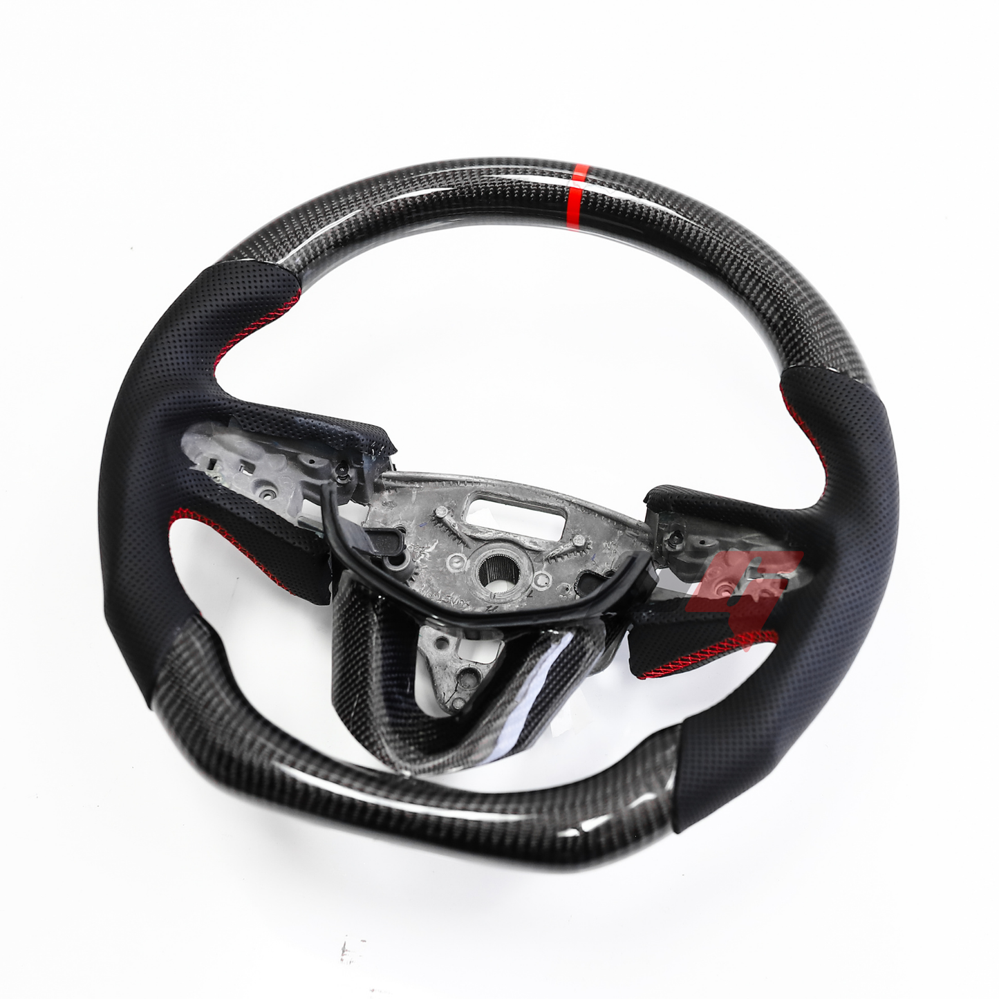 FOR 2020-2023 CADILLAC CT4/ CT5 CARBON FIBER & LEATHER STEERING WHEEL