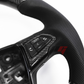 FOR 2015-2018 FORD FOCUS MK3/RS/ST CARBON FIBER & LEATHER STEERING WHEEL