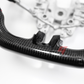 FOR 2015-2017 FORD MUSTANG CARBON FIBER & LEATHER STEERING WHEEL