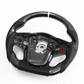 FOR 2019-2026 TOYOTA SUPRA CARBON FIBER & LEATHER STEERING WHEEL