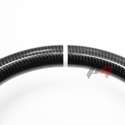 FOR 2019-2026 TOYOTA SUPRA CARBON FIBER & LEATHER STEERING WHEEL