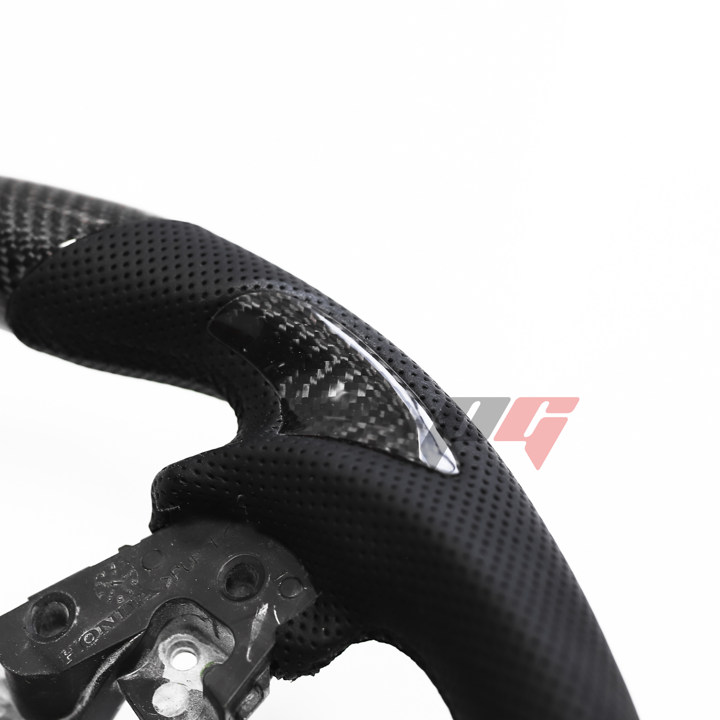FOR 2018-2022 HONDA ACCORD CARBON FIBER & LEATHER STEERING WHEEL