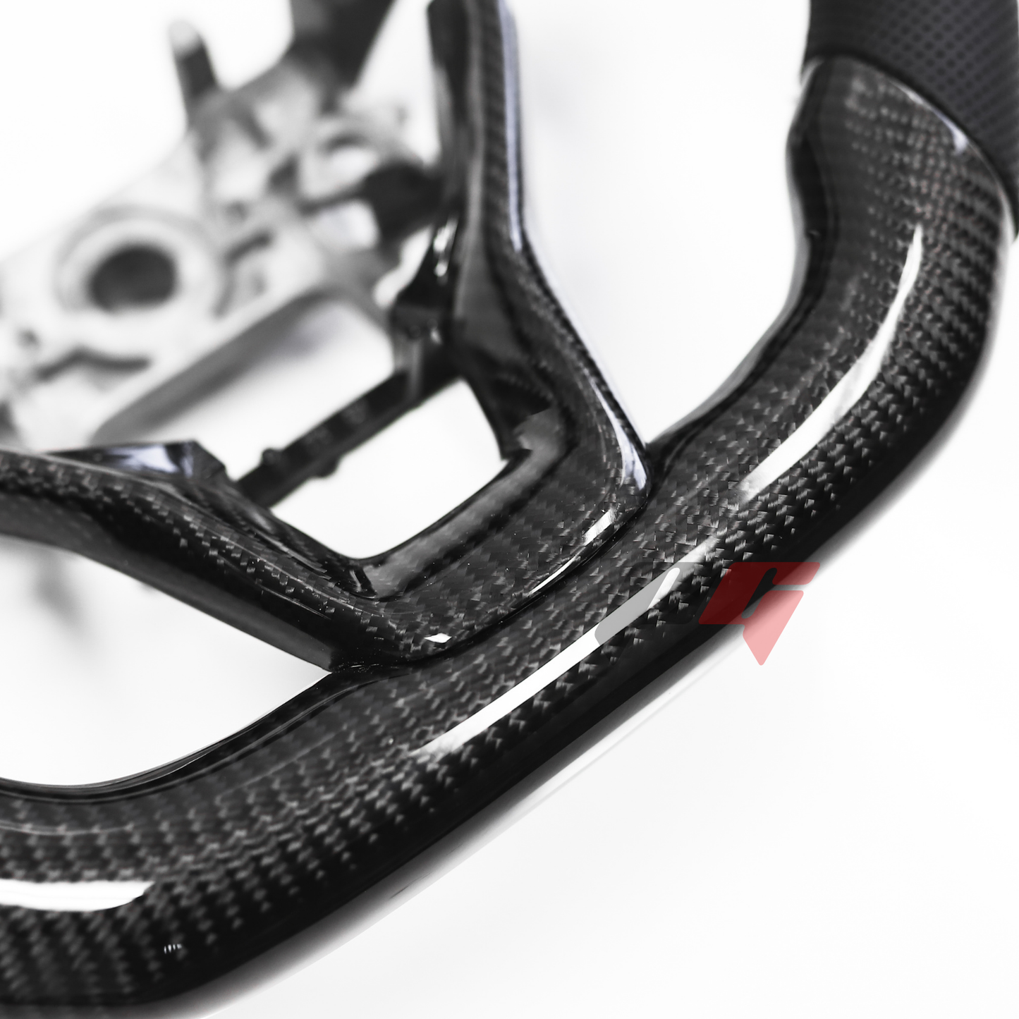 FOR 2018-2022 HONDA ACCORD CARBON FIBER & LEATHER STEERING WHEEL