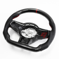 FOR 2013-2020 VOLKSWAGEN MK7 CARBON FIBER & LEATHER STEERING WHEEL