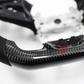 FOR 2016-2021 HONDA CIVIC CARBON FIBER & LEATHER STEERING WHEEL