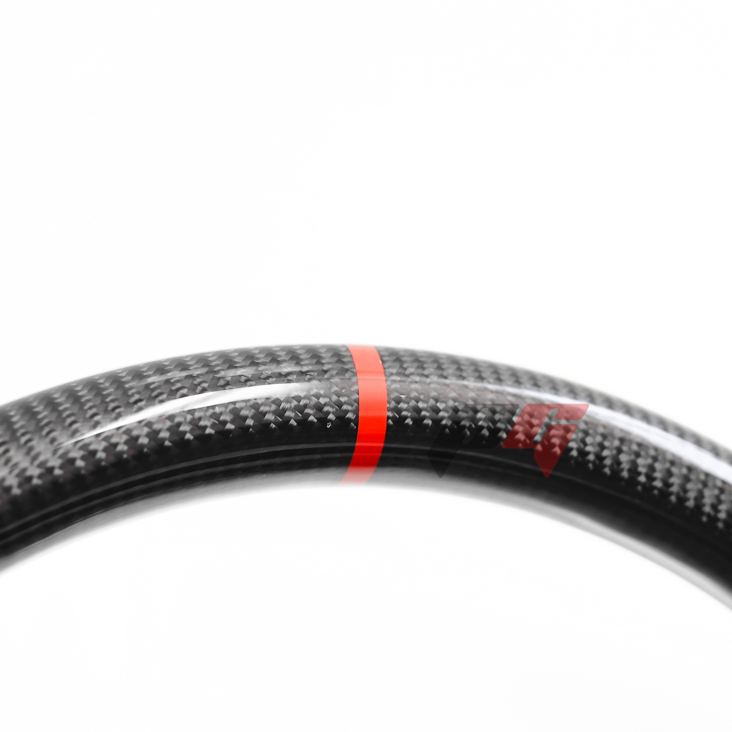 FOR 2022-2024 HONDA CIVIC CARBON FIBER & LEATHER STEERING WHEEL