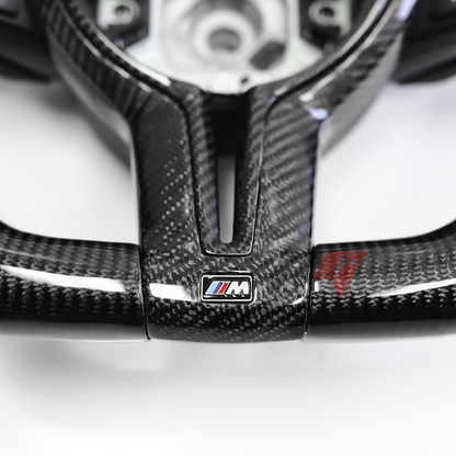 FOR 2012-2018 BMW F3X 1-4 SERIES / F8X M2, M3, M4 / X3-X6 CARBON FIBER PERFORMANCE STEERING WHEEL