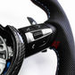 FOR 2012-2018 BMW F10 5 & 6 SERIES CARBON FIBER PERFORMANCE STEERING WHEEL