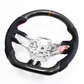 FOR 2018-2023 FORD MUSTANG CARBON FIBER & LEATHER STEERING WHEEL