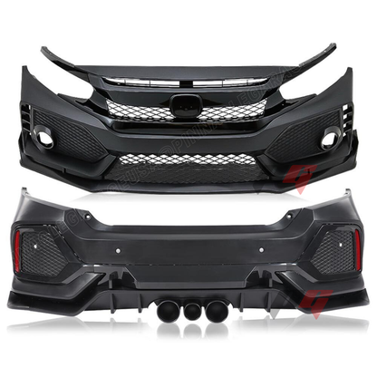 2016-2021 HONDA CIVIC 10th-Gen Type-R Style Full Conversion Body Kit