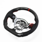 FOR 2009-2020 NISSAN 370Z CARBON FIBER & LEATHER STEERING WHEEL