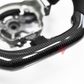 FOR 2009-2020 NISSAN 370Z CARBON FIBER & LEATHER STEERING WHEEL